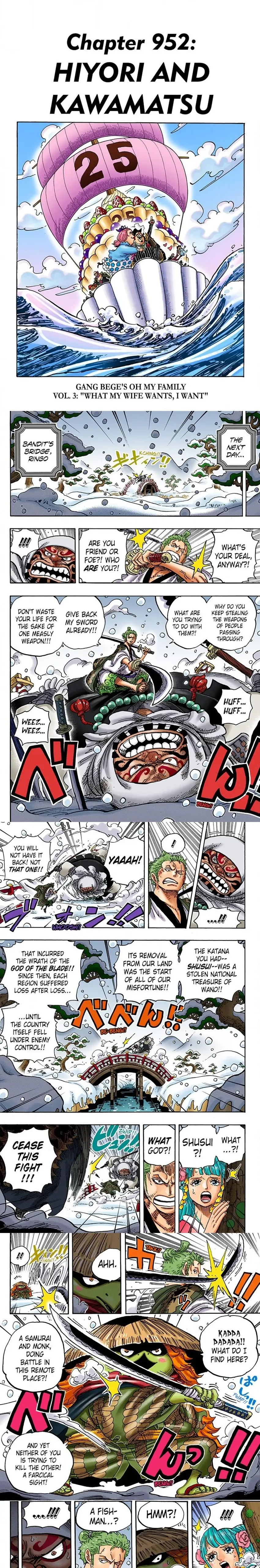 One Piece Digital Colored Chapter 952 image 1